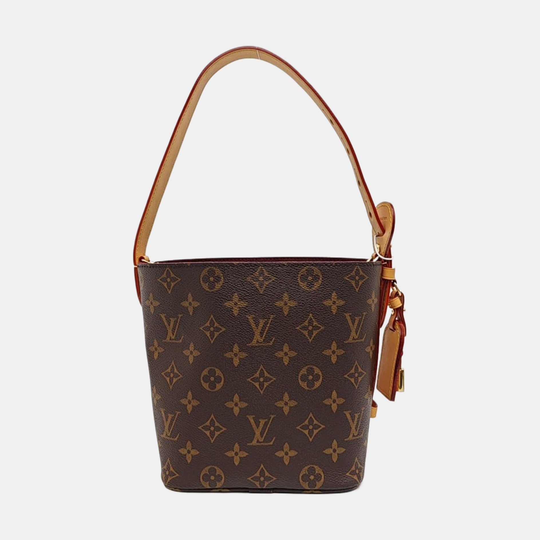 ALL IN Monogram Coated Canvas Brown