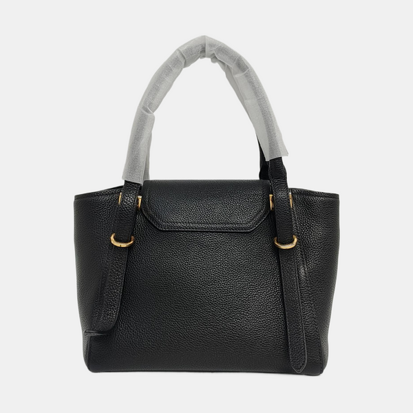Calfskin Shoulder Bag Black