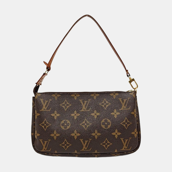 ACCESSOIRES Monogram Coated Canvas Brown
