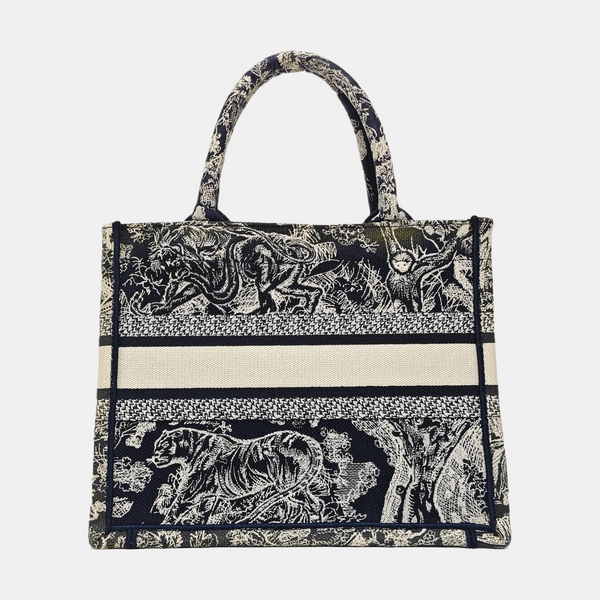 Book Tote Small Canvas Blue