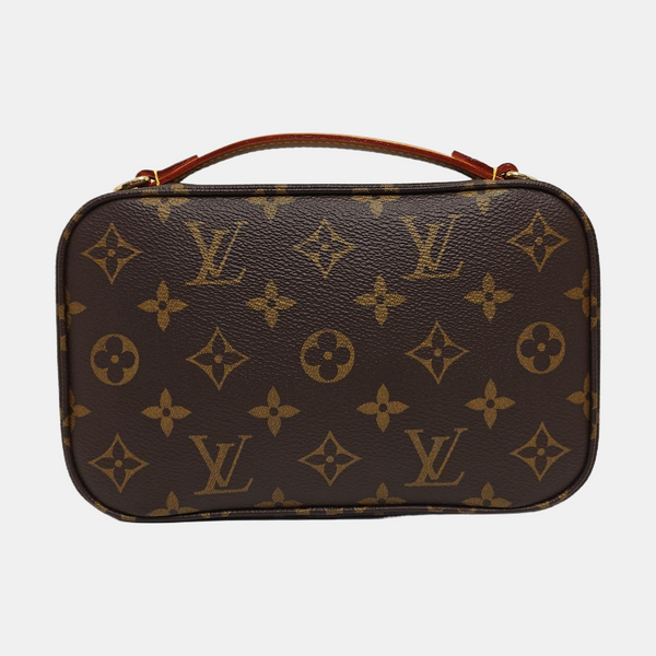 UTILITY Monogram Coated Canvas Brown