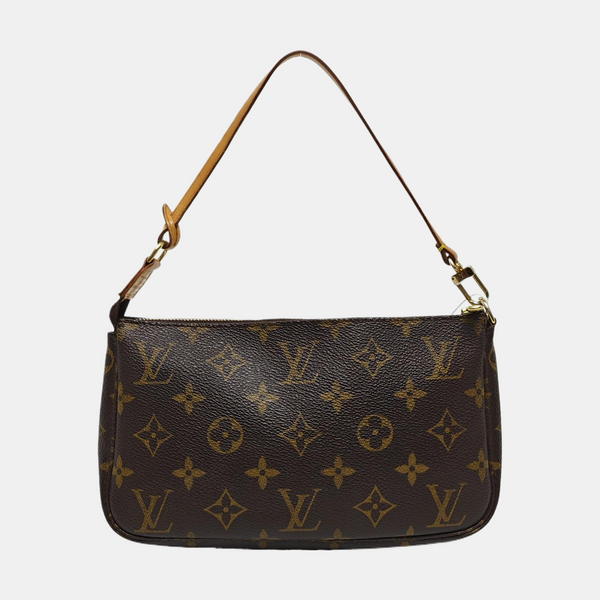 ACCESSOIRES Monogram Coated Canvas Brown