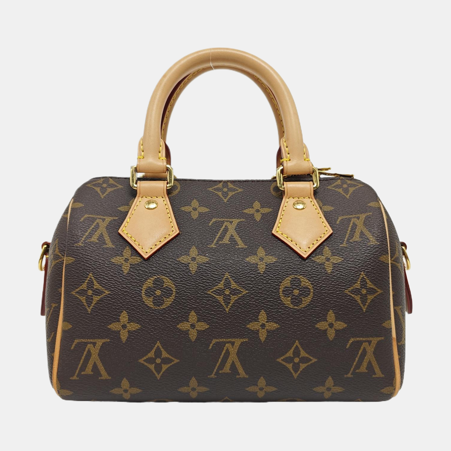 SPEEDY 20 Monogram Coated Canvas Brown