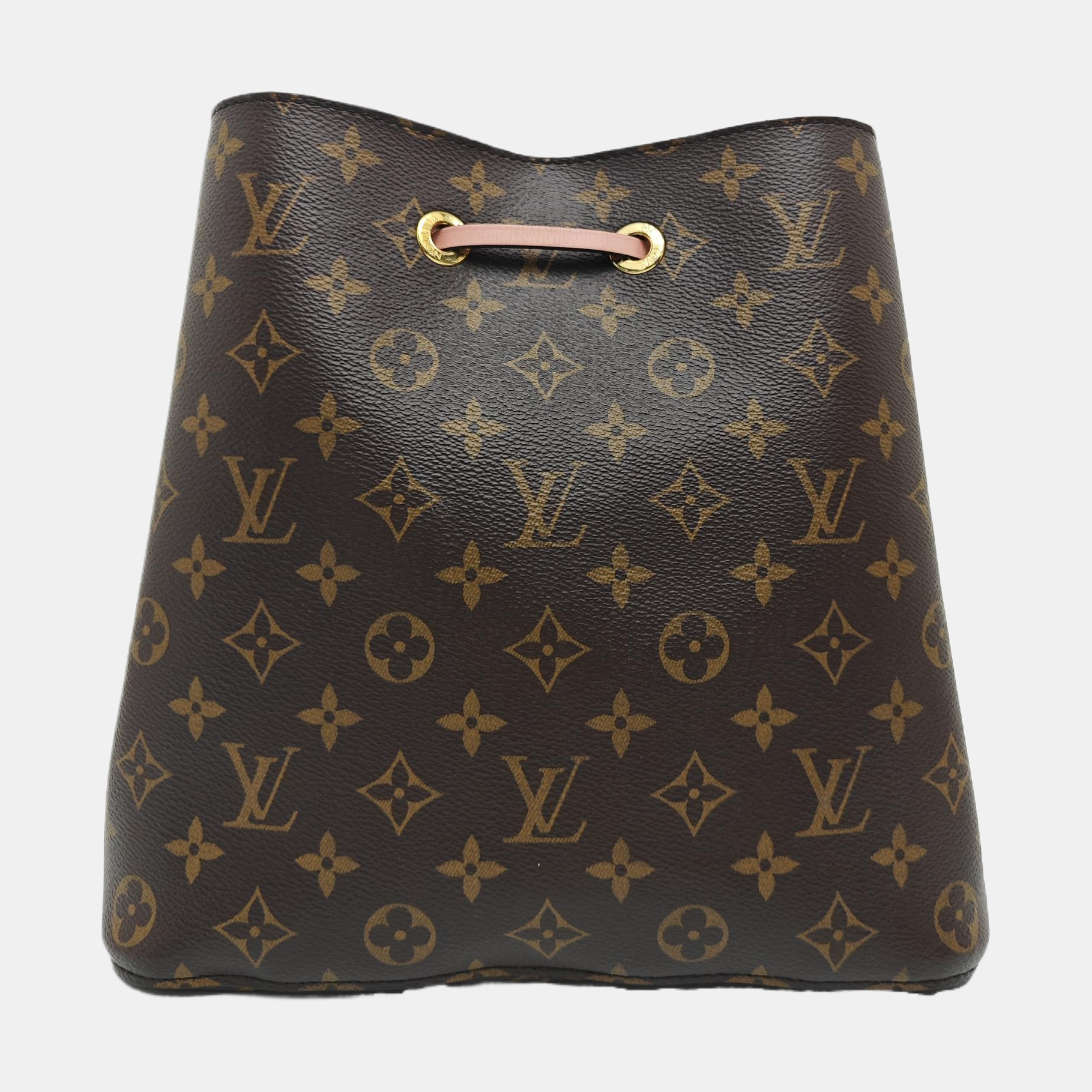 NÉONOÉ MM Monogram Coated Canvas Brown