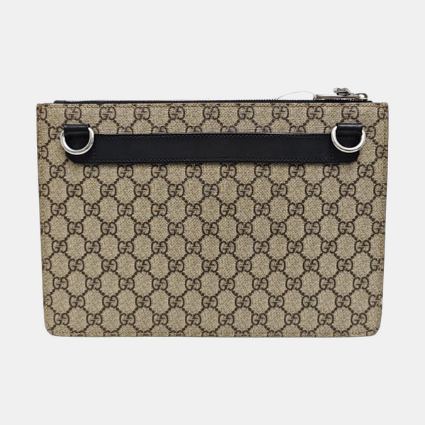 Monogram Coated Canvas Shoulder Bag Beige