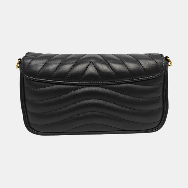 NEW WAVE Quilted Calfskin Black