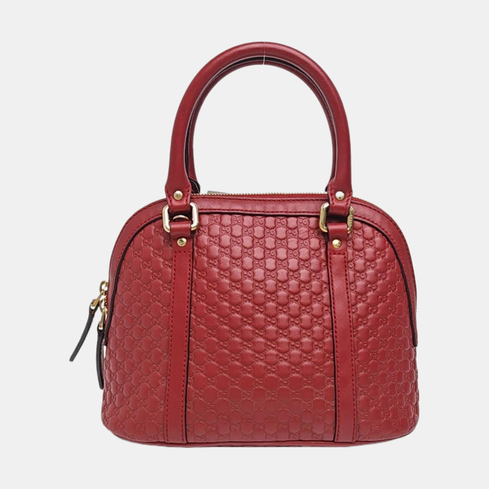 Microguccissima Monogram Calfskin Red