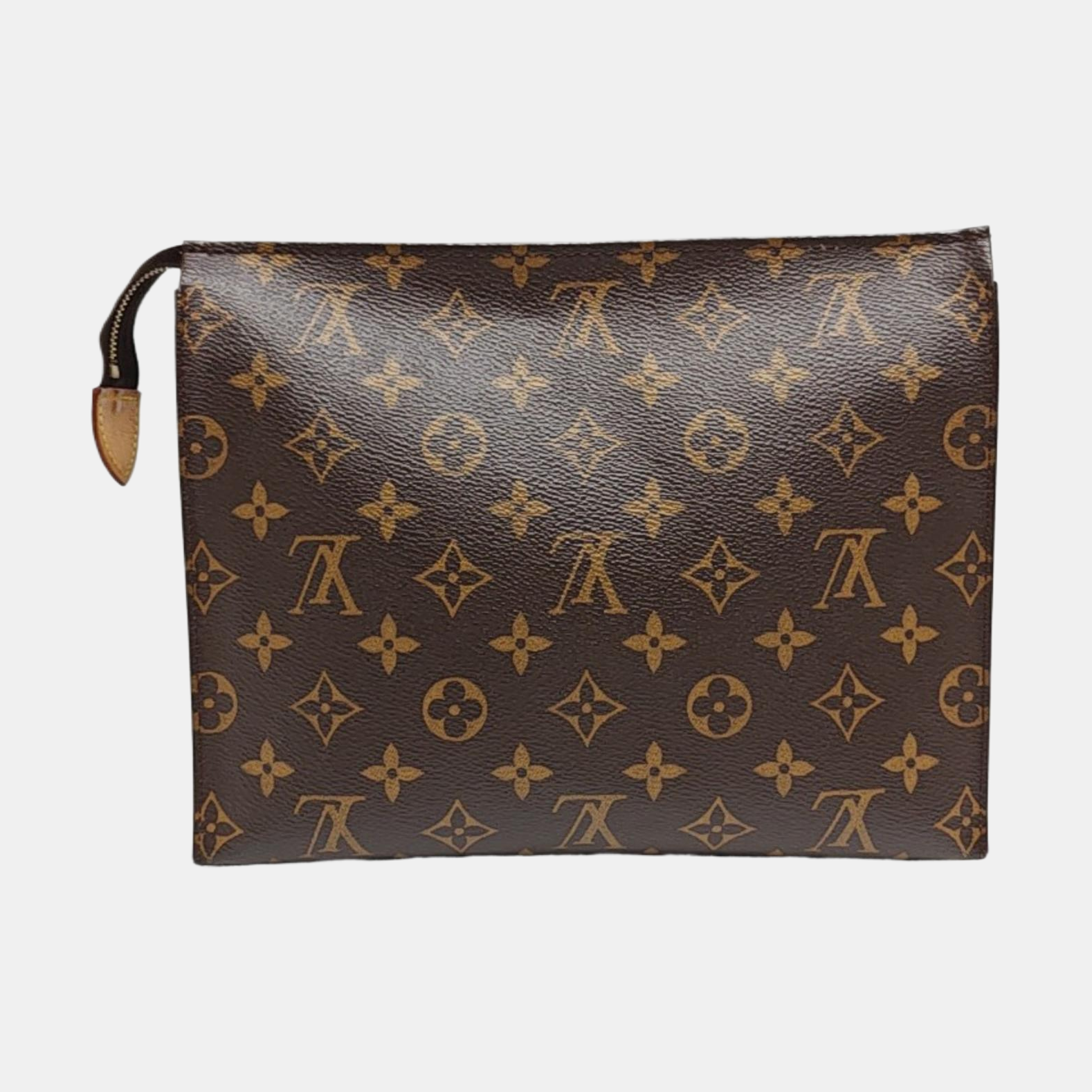 TOILET POCKET 26 Monogram Coated Canvas Brown