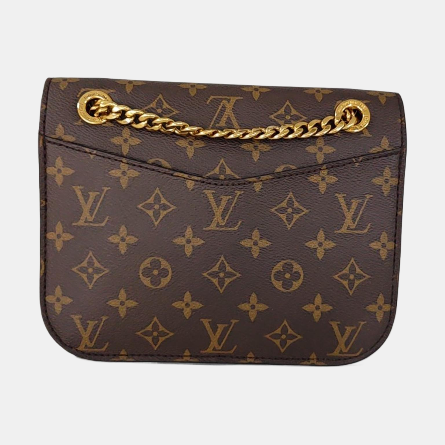 PASSY Monogram Coated Canvas Brown