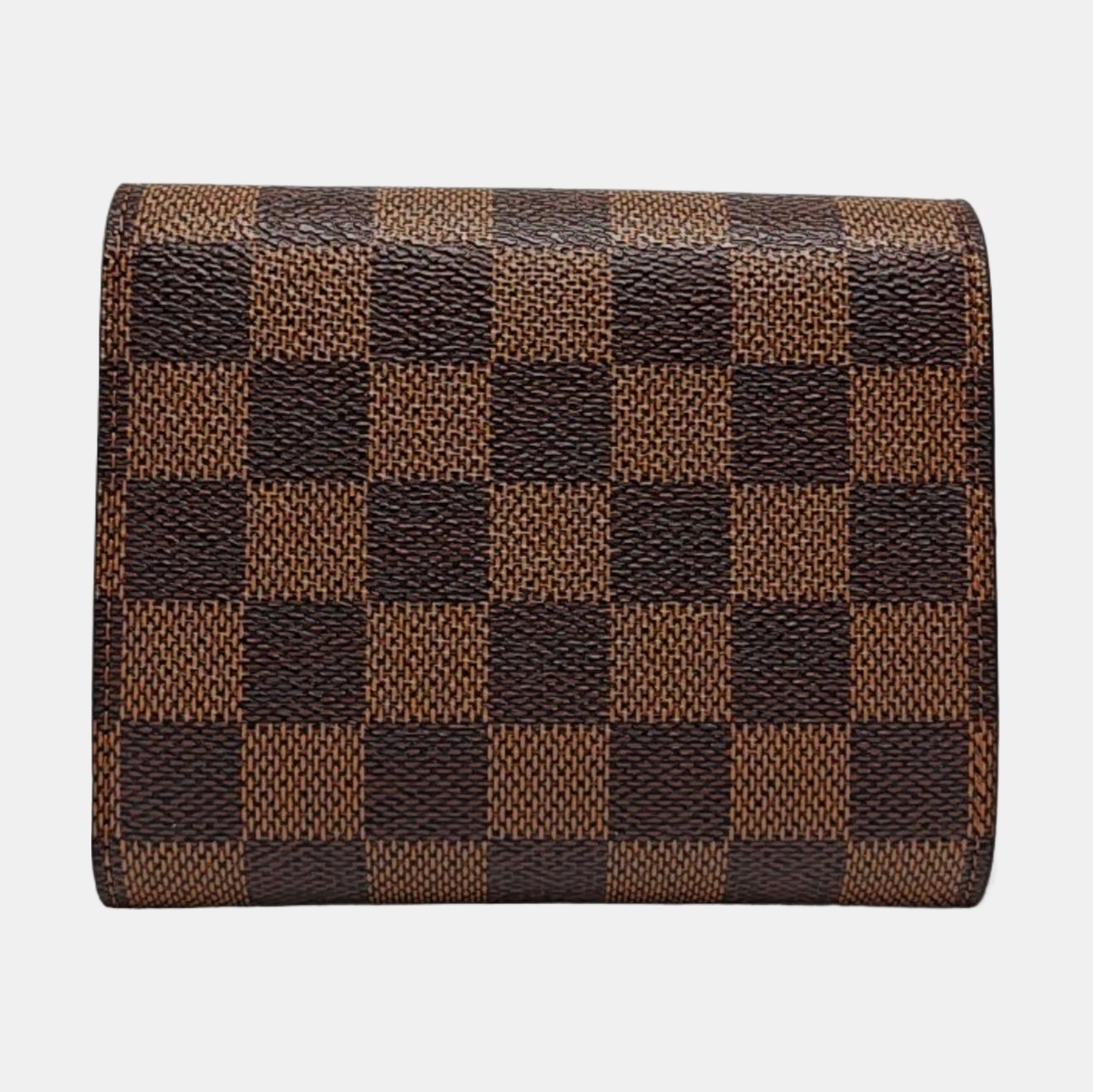 JOEY Damier Ebene Coated Canvas Brown Wallet