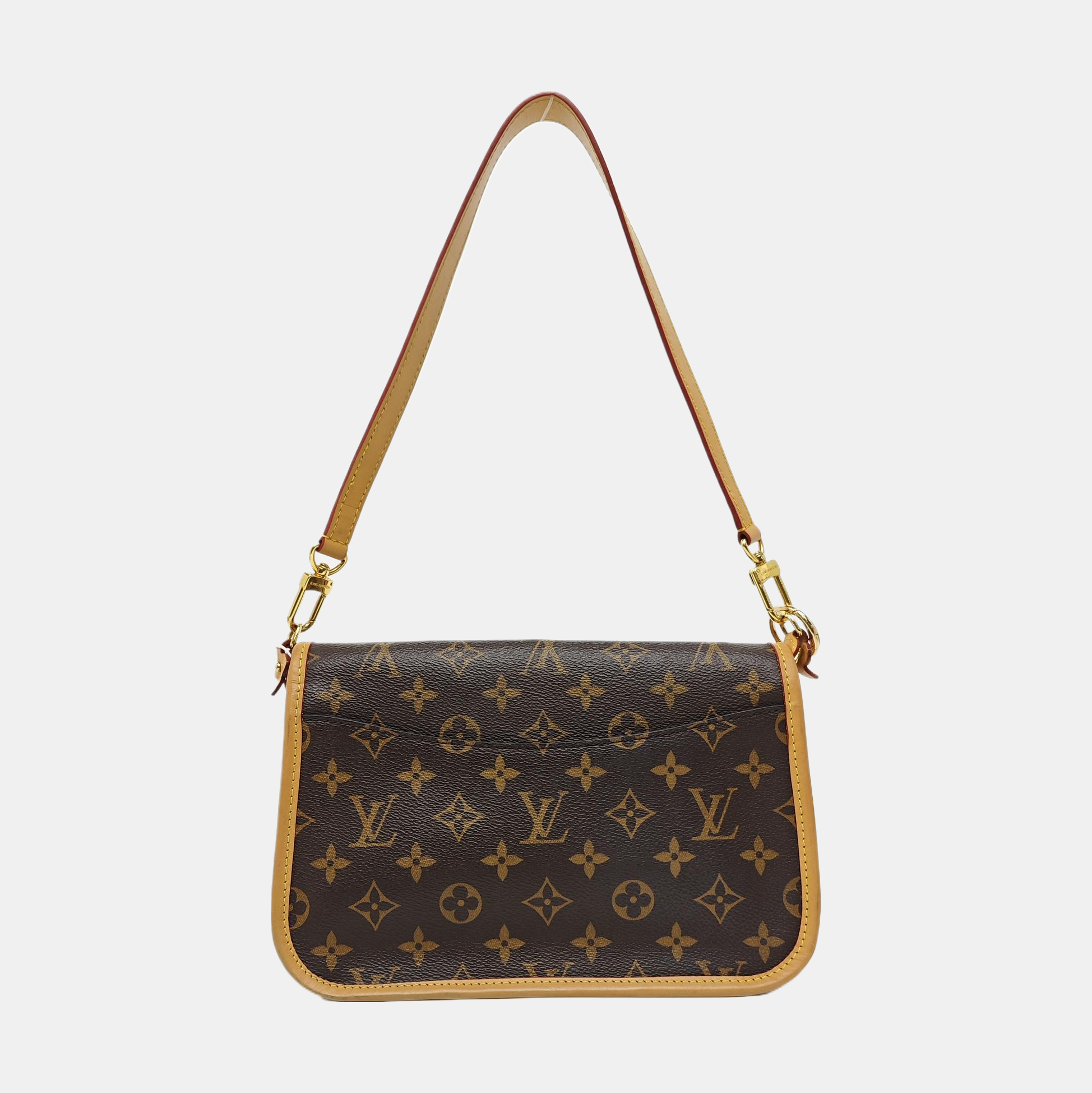 DIANE Monogram Coated Canvas Brown