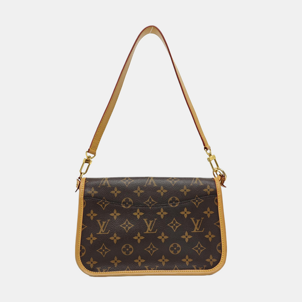 DIANE Monogram Coated Canvas Brown