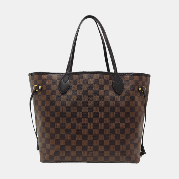 NEVERFULL MM Damier Ebene Coated Canvas Brown