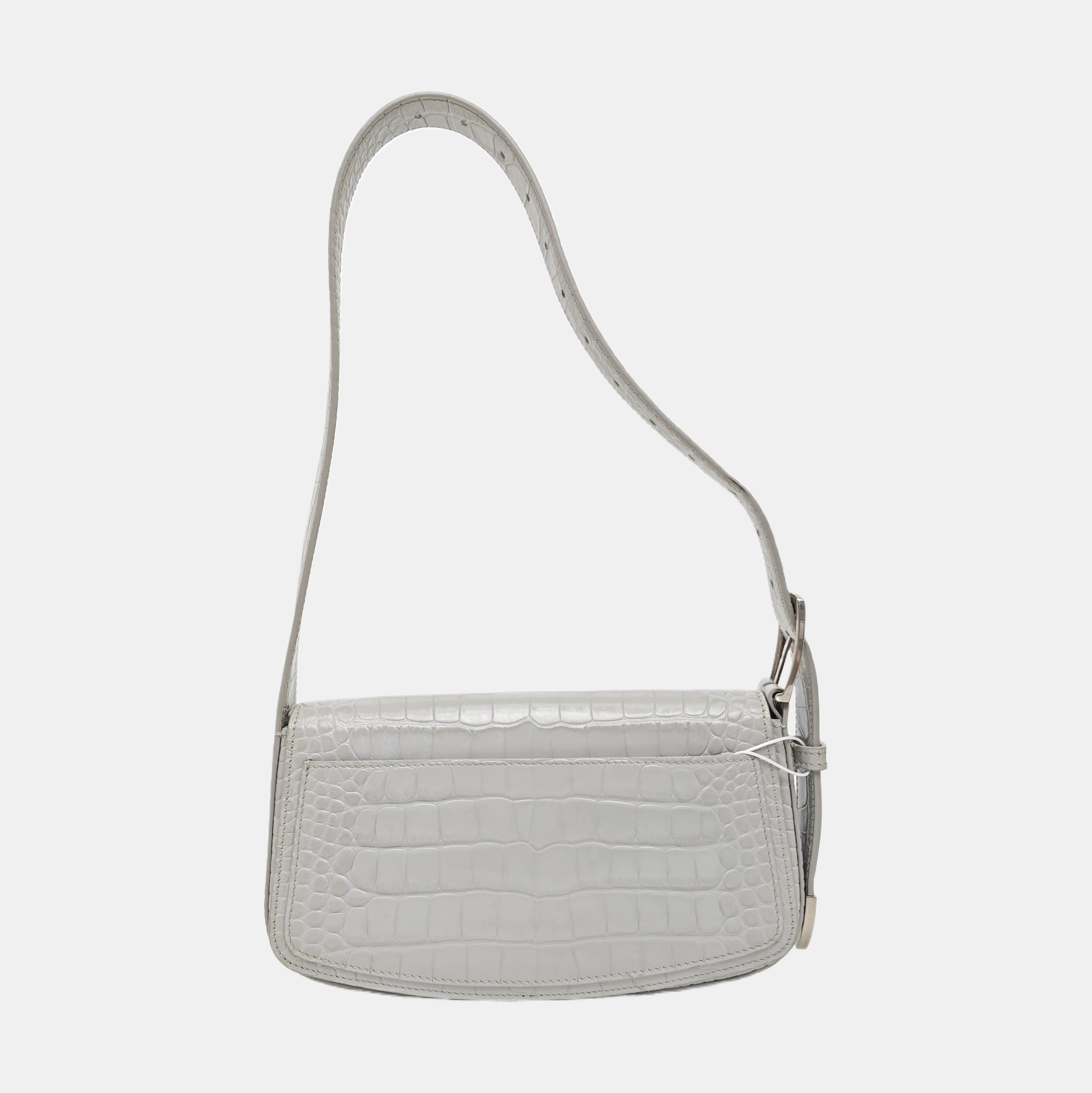 Calfskin Shoulder Bag Gray