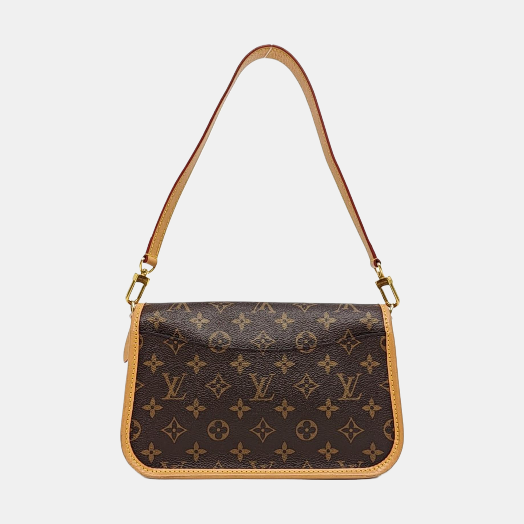 DIANE Monogram Coated Canvas Brown