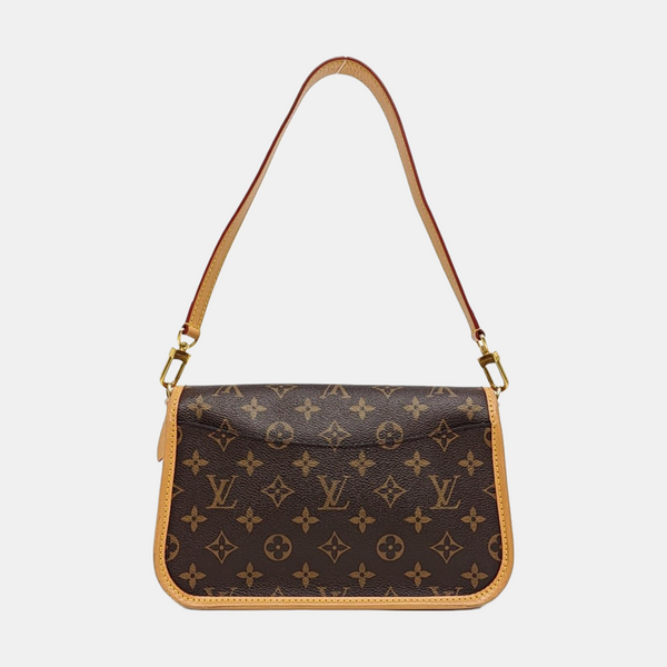 DIANE Monogram Coated Canvas Brown