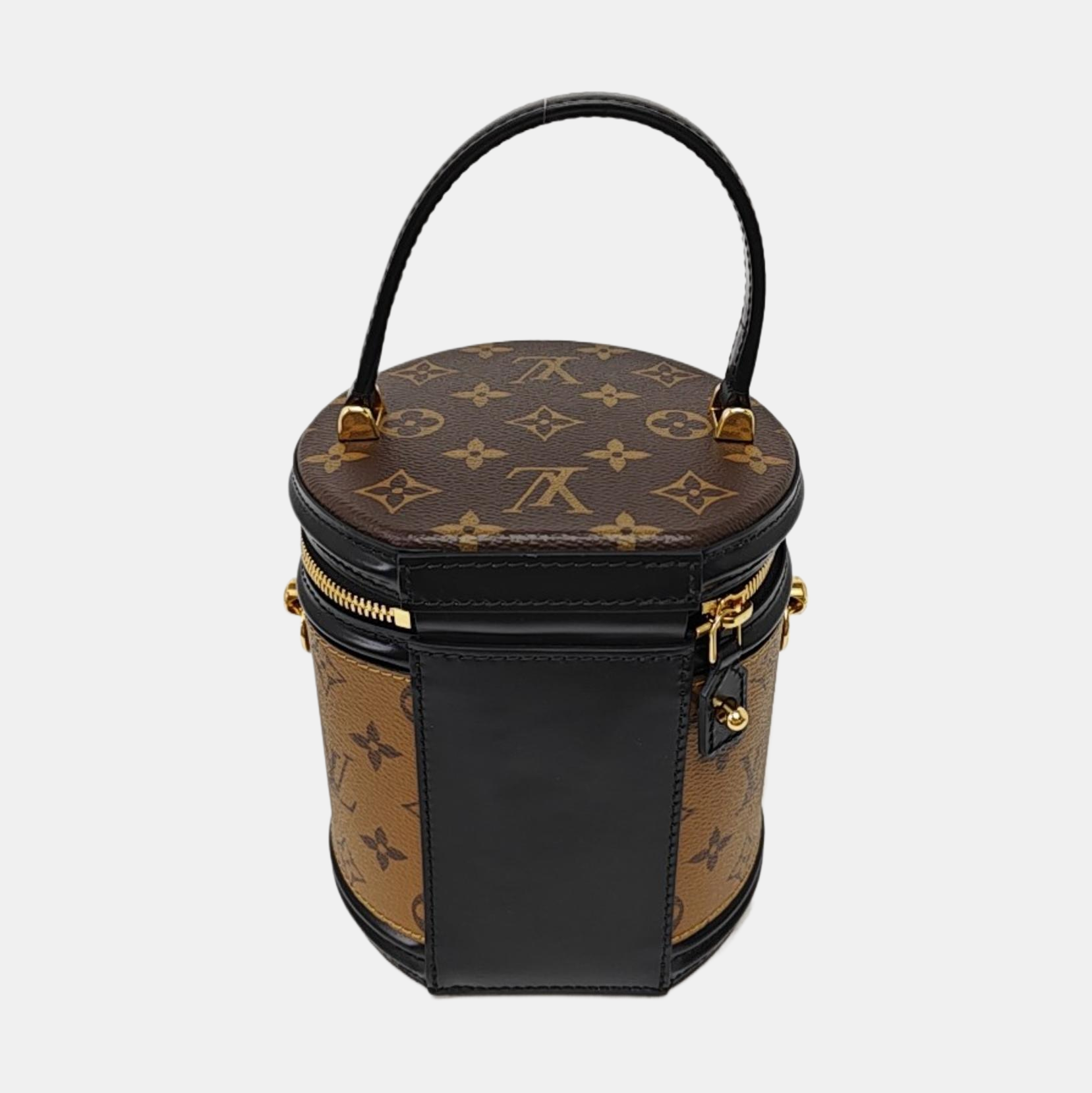 CANNES PM Monogram Coated Canvas Brown