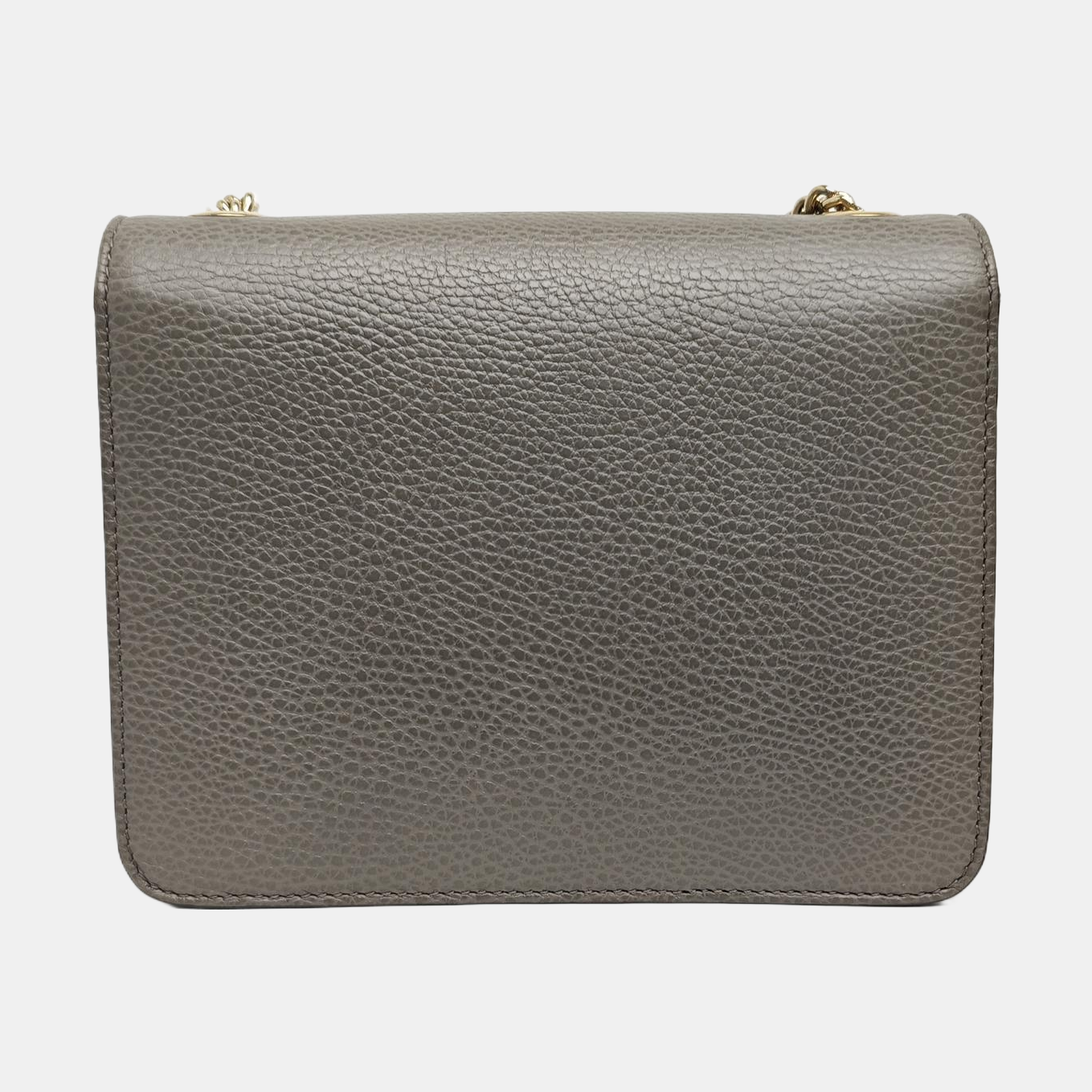 Interlocking G Small Calfskin Gray