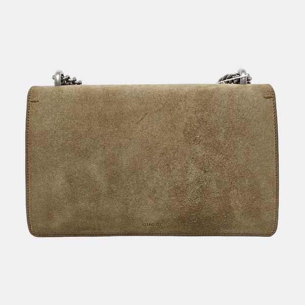 Authenticated pre-owned  Dionysus Small Suede Brown - Shoulder Bag at Looply