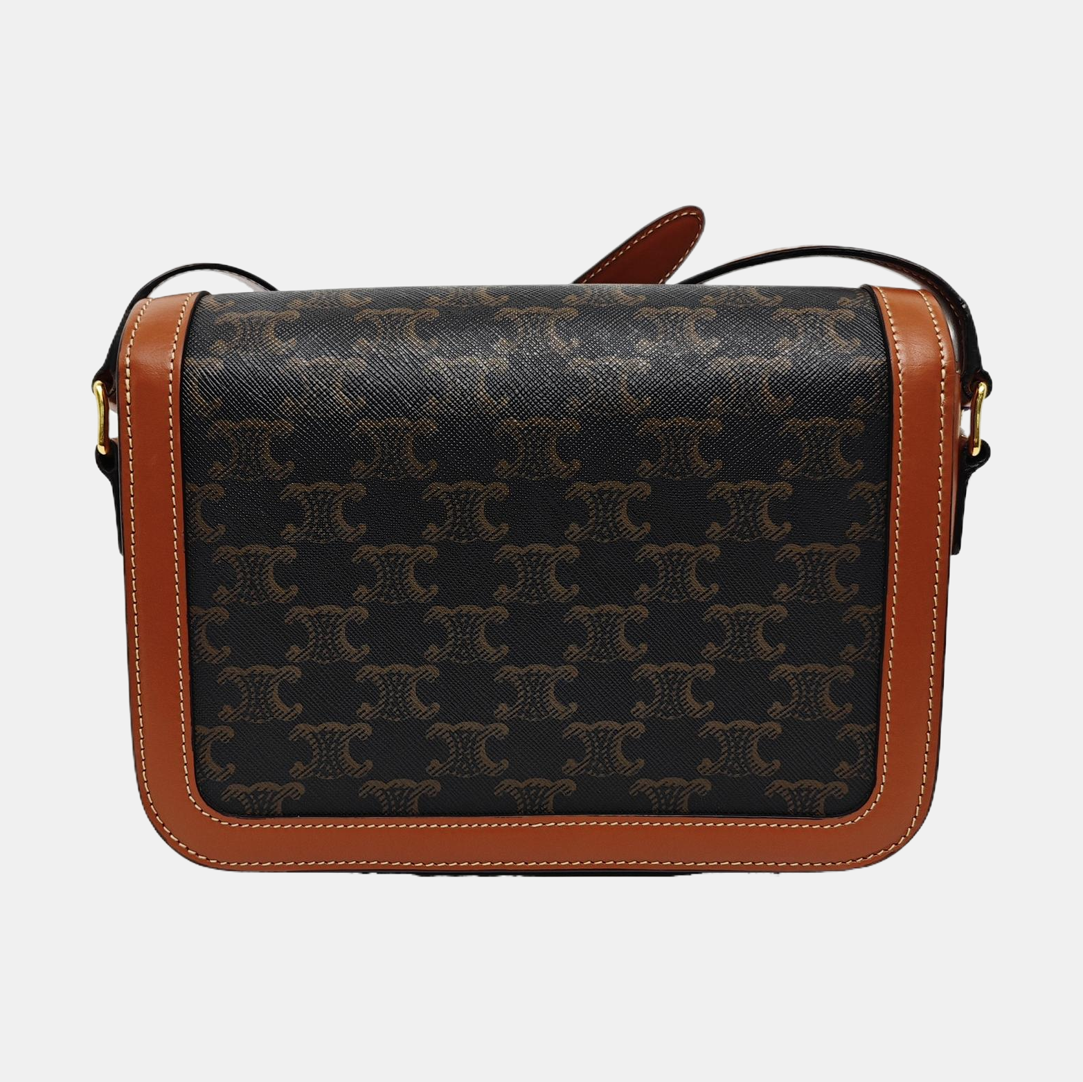 TRIOMPHE Medium Coated Canvas Brown