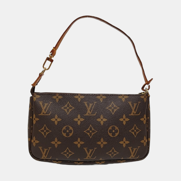 ACCESSOIRES Monogram Coated Canvas Brown
