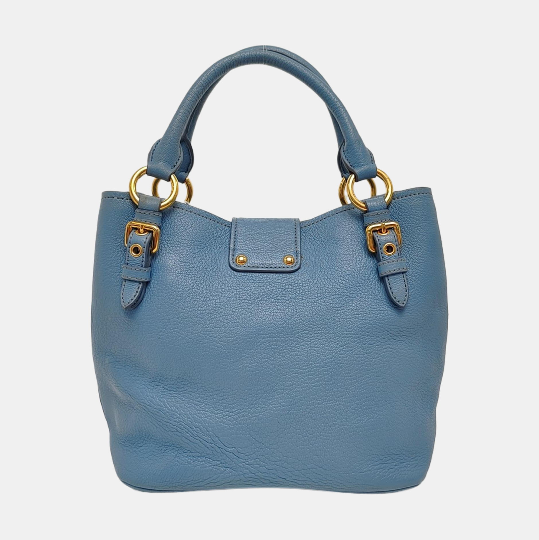 Calfskin Tote Bag Blue