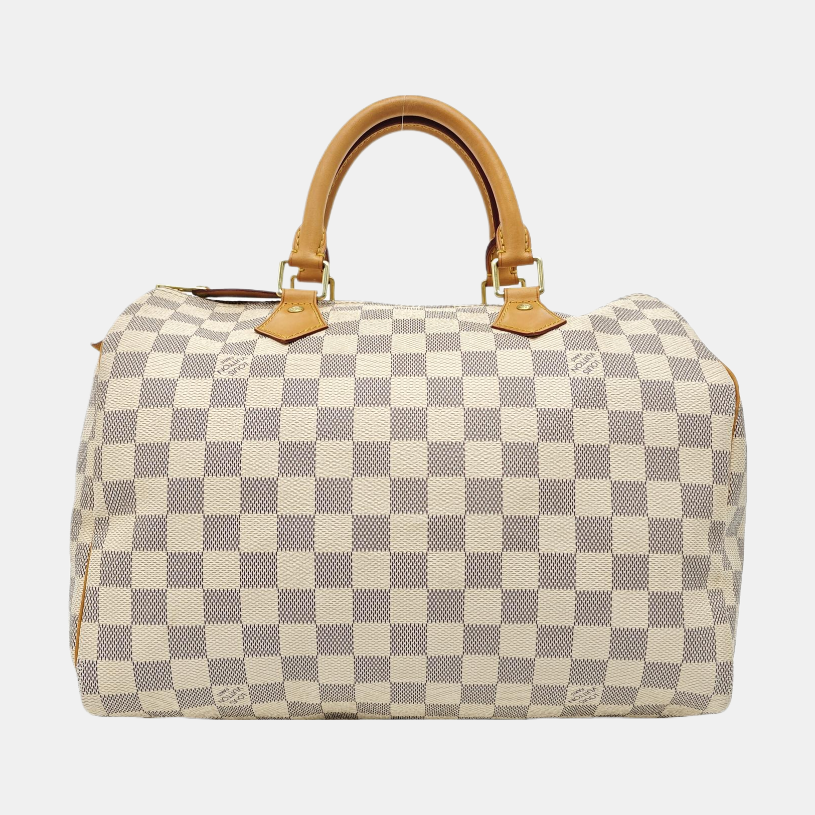 SPEEDY 30 Damier Azur Coated Canvas White