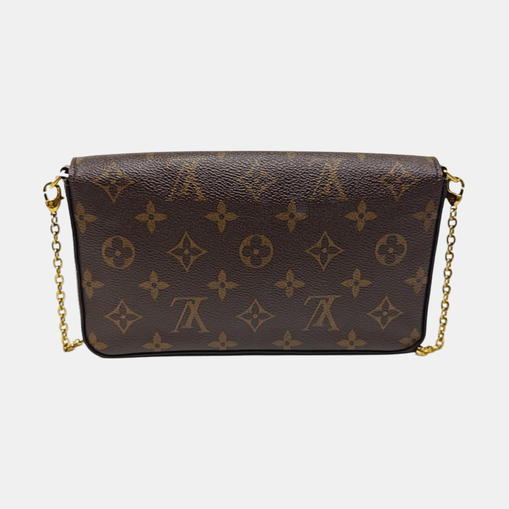 FÉLICIE Monogram Coated Canvas Brown
