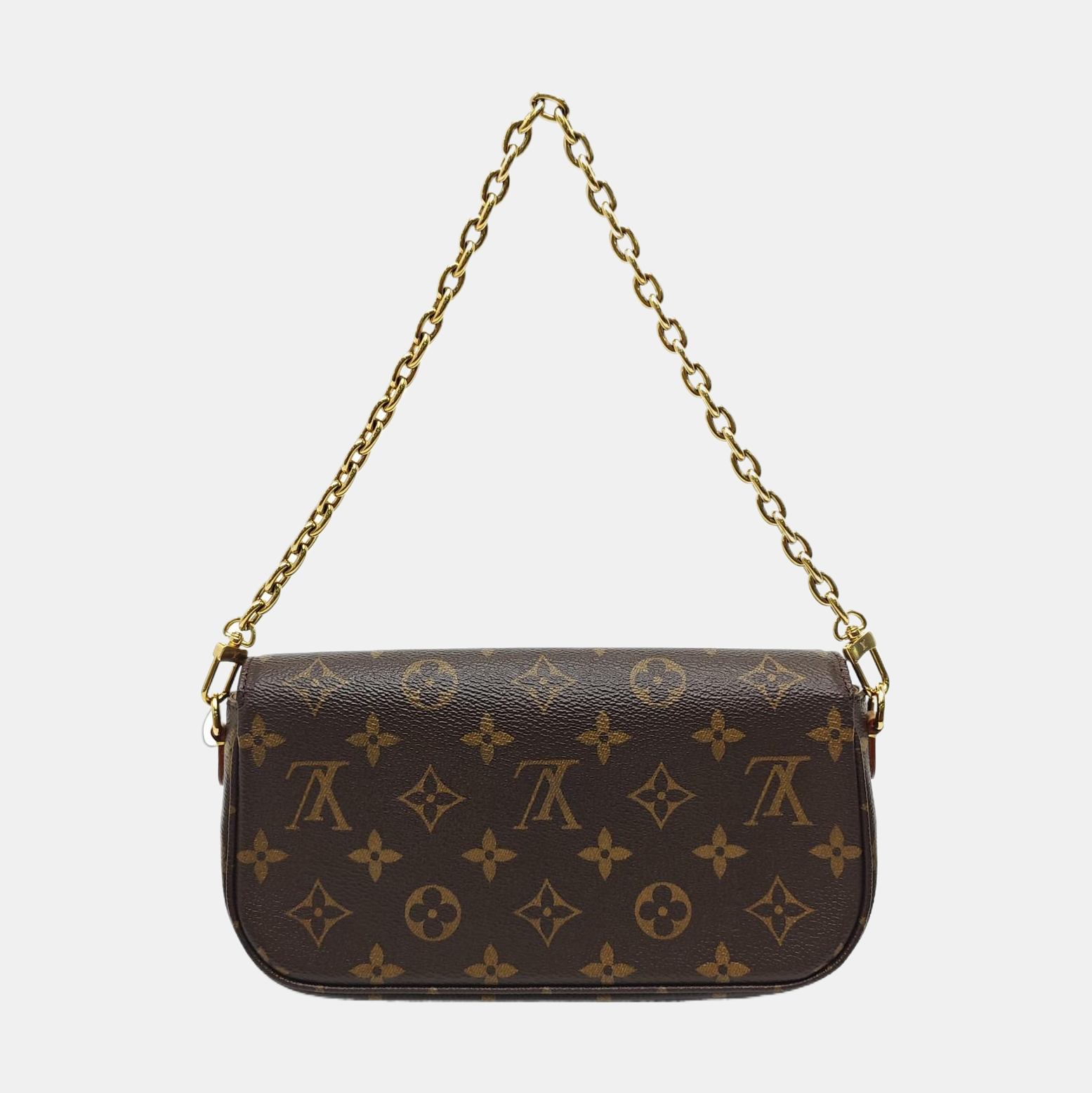 IVY Monogram Coated Canvas Brown