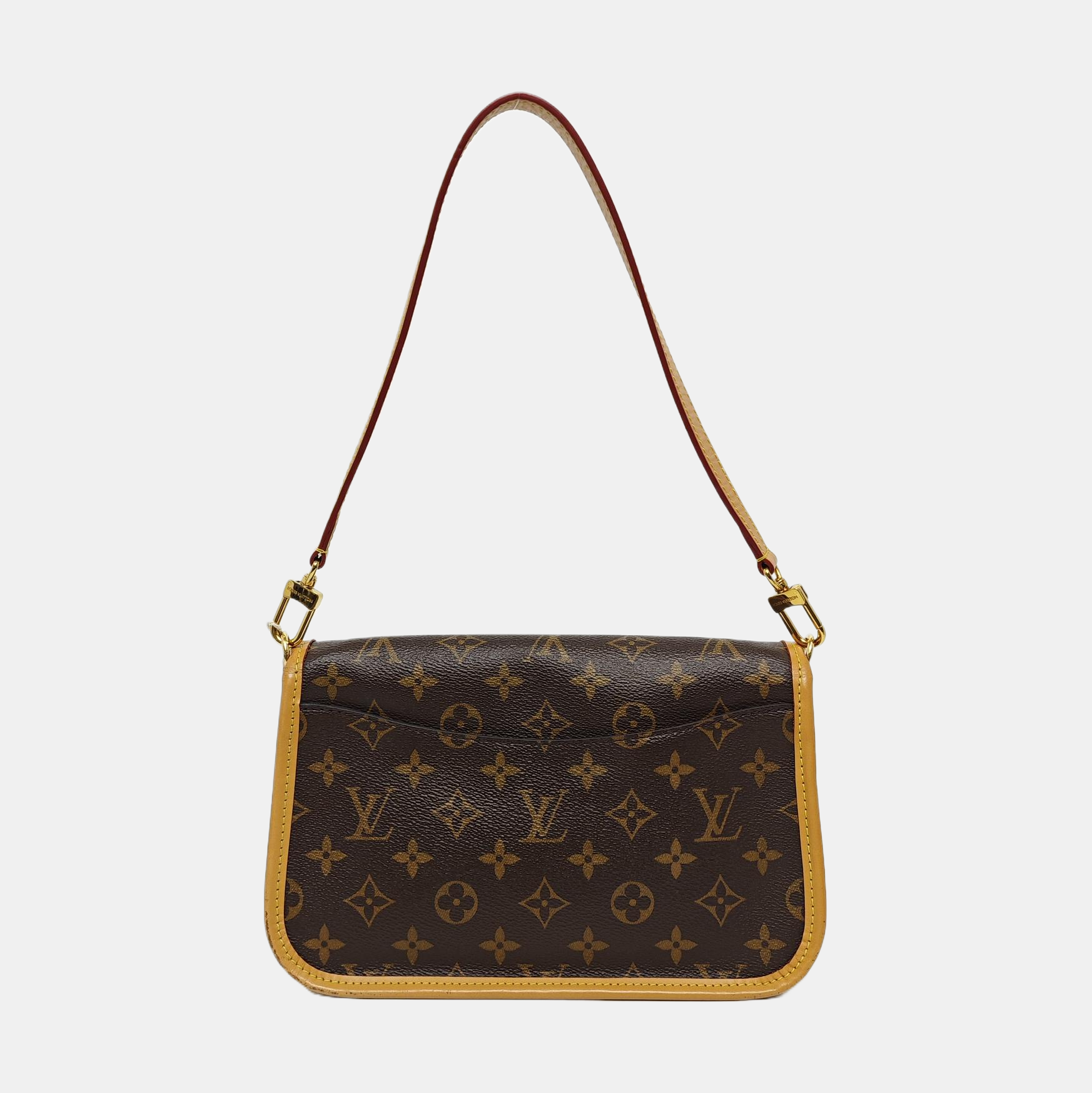 DIANE Monogram Coated Canvas Brown