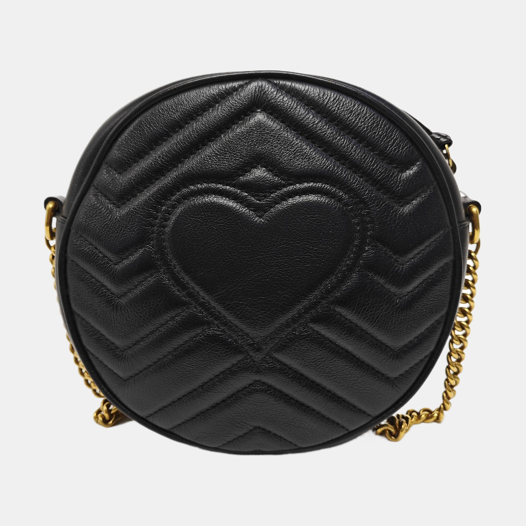 GG Marmont Mini Quilted Calfskin Black