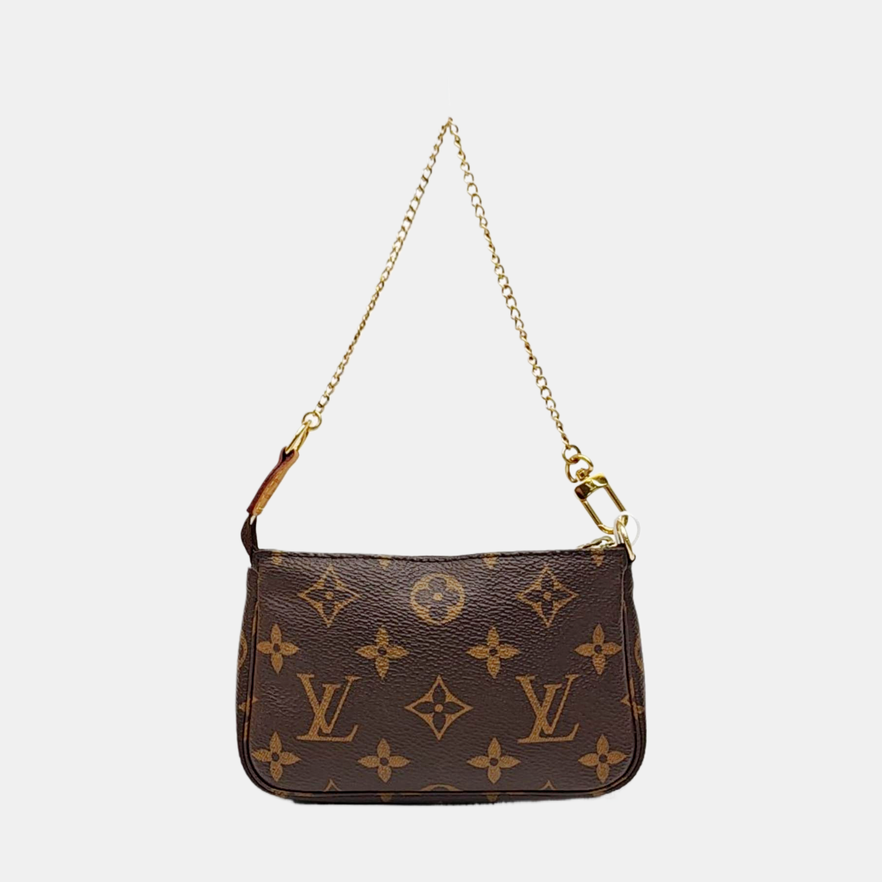 ACCESSOIRES Mini Monogram Coated Canvas Brown