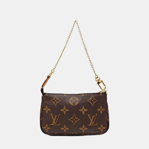 ACCESSOIRES Mini Monogram Coated Canvas Brown