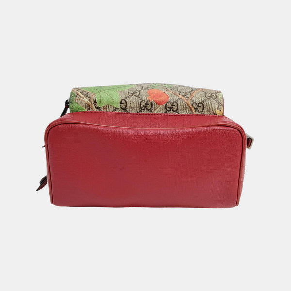 GG Blooms Monogram Coated Canvas Beige