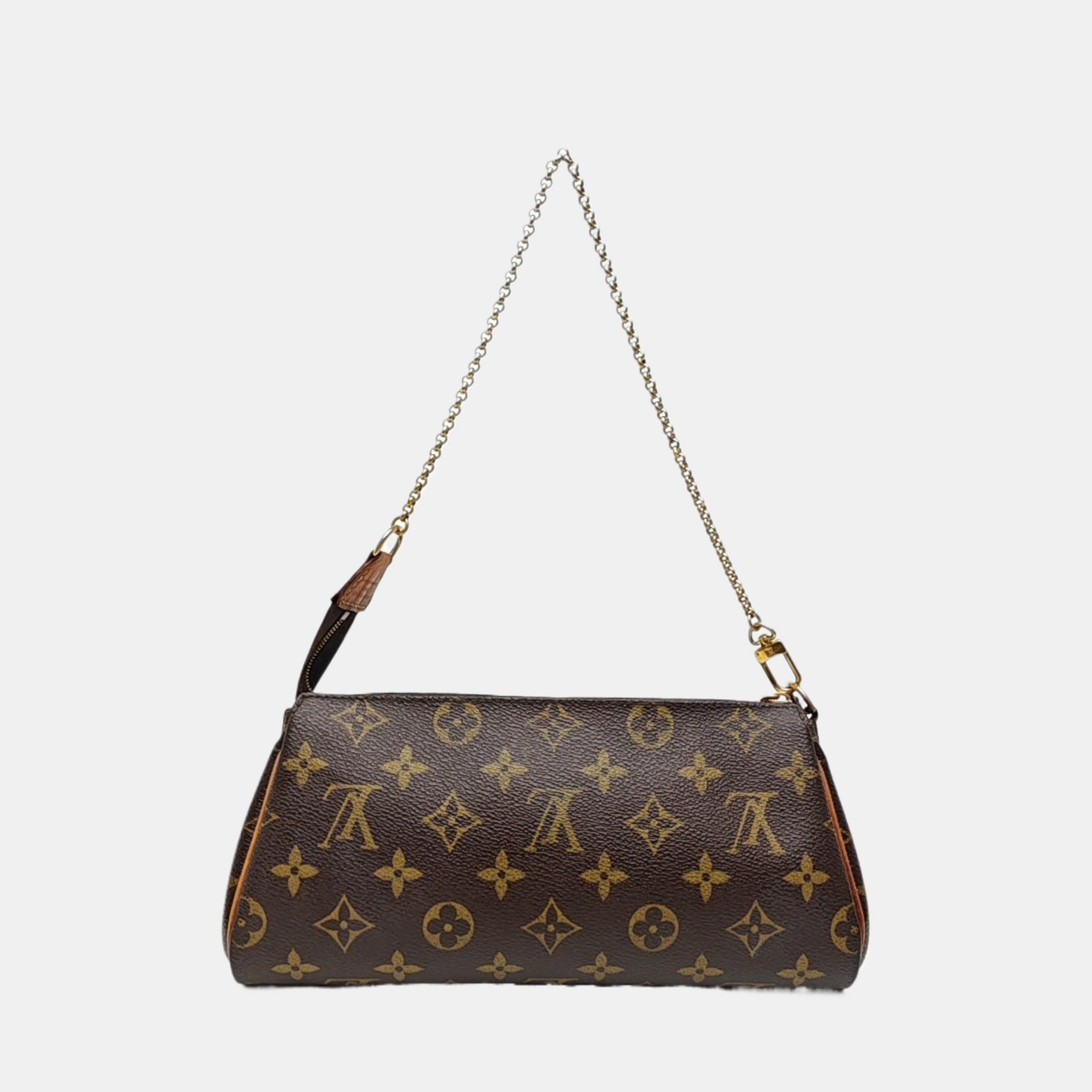 EVA Monogram Coated Canvas Brown