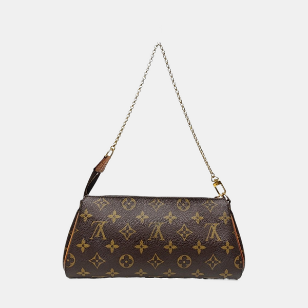 EVA Monogram Coated Canvas Brown
