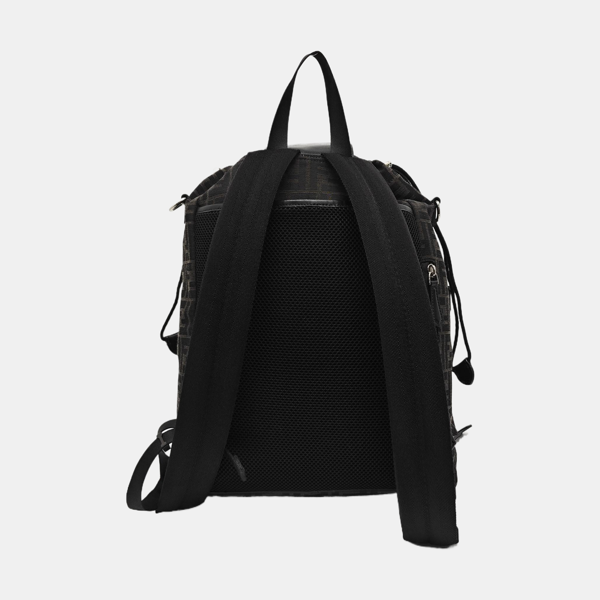 FENDI Strike Medium Canvas Black