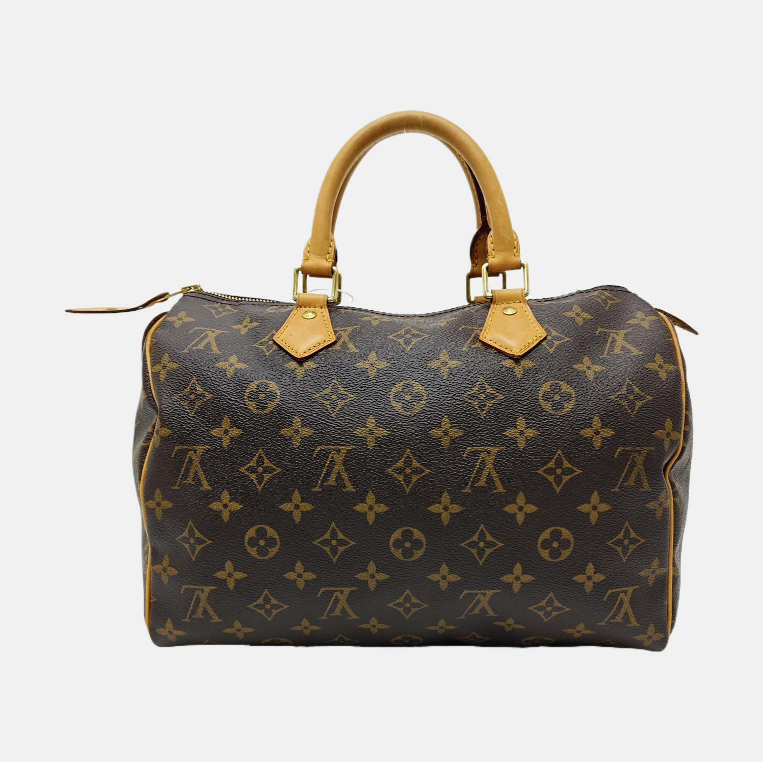 SPEEDY 30 Monogram Coated Canvas Brown