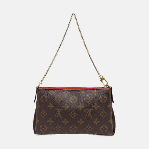 PALLAS BB Monogram Coated Canvas Brown