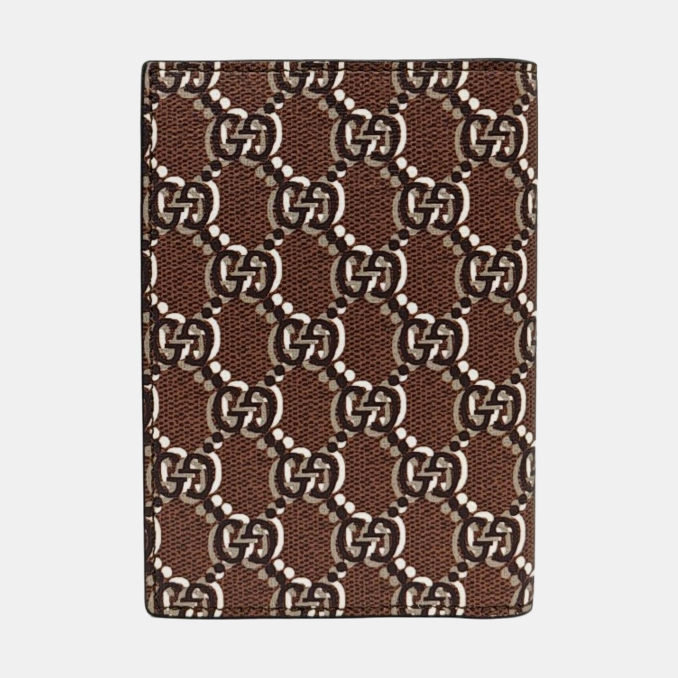 Monogram Coated Canvas Card Holder Brown