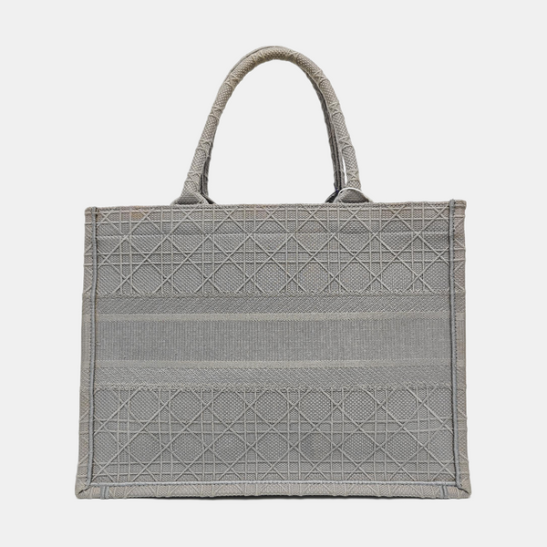 Book Tote Medium Canvas Gray