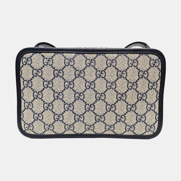 GG Supreme Mini Monogram Coated Canvas Beige