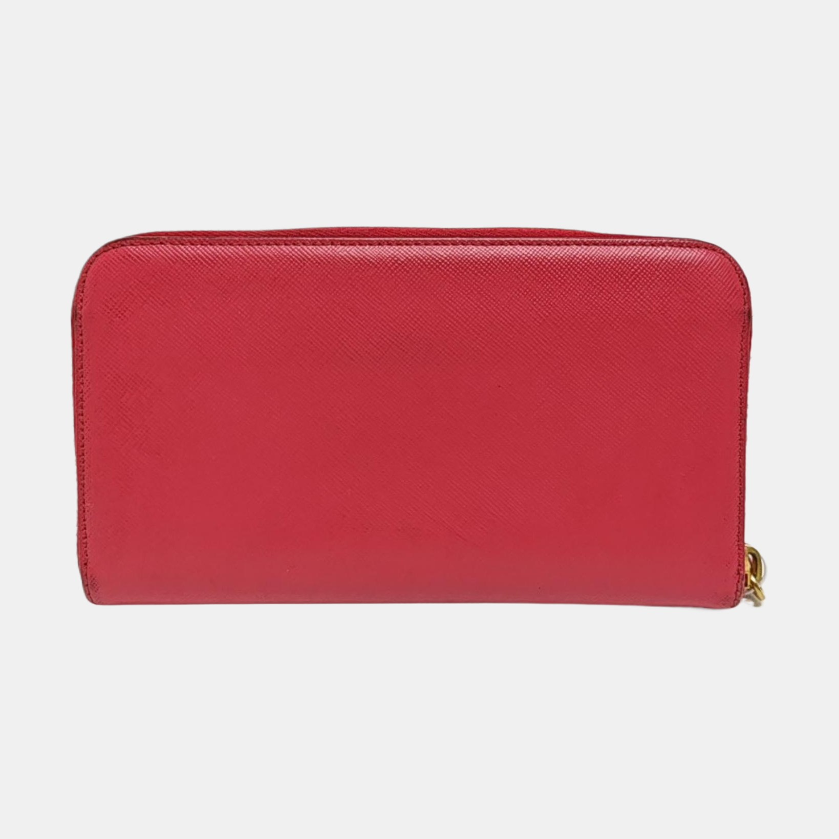 Zippy Wallet Saffiano Calfskin Red Wallet