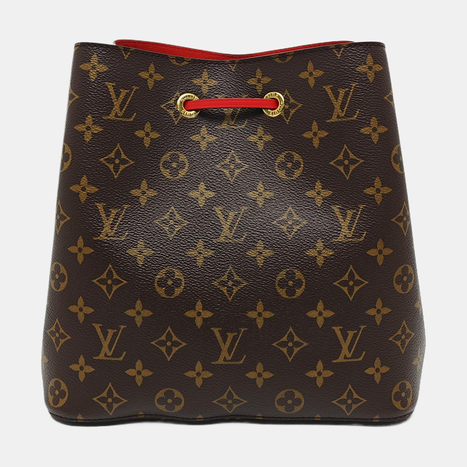 NÉONOÉ MM Monogram Coated Canvas Brown
