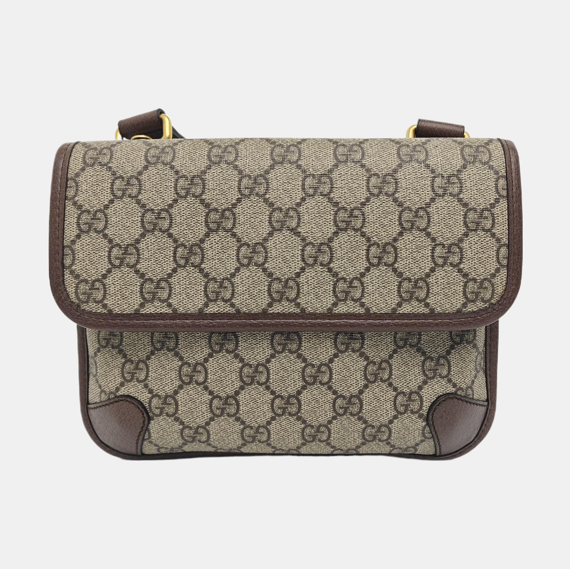 Neo Vintage Small Monogram Coated Canvas Beige