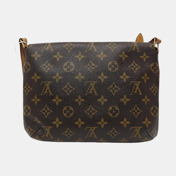 MUSETTE TANGO Monogram Coated Canvas Brown