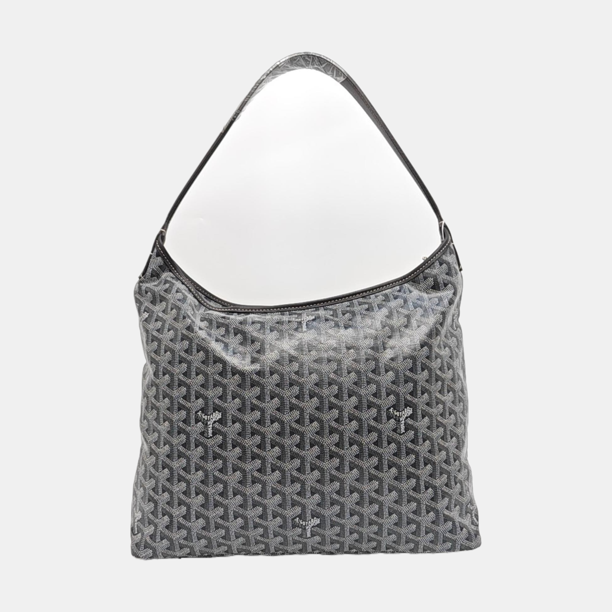Hobo Coated Canvas Gray