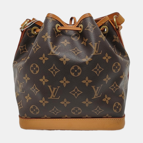 NOÉ BB Monogram Coated Canvas Brown