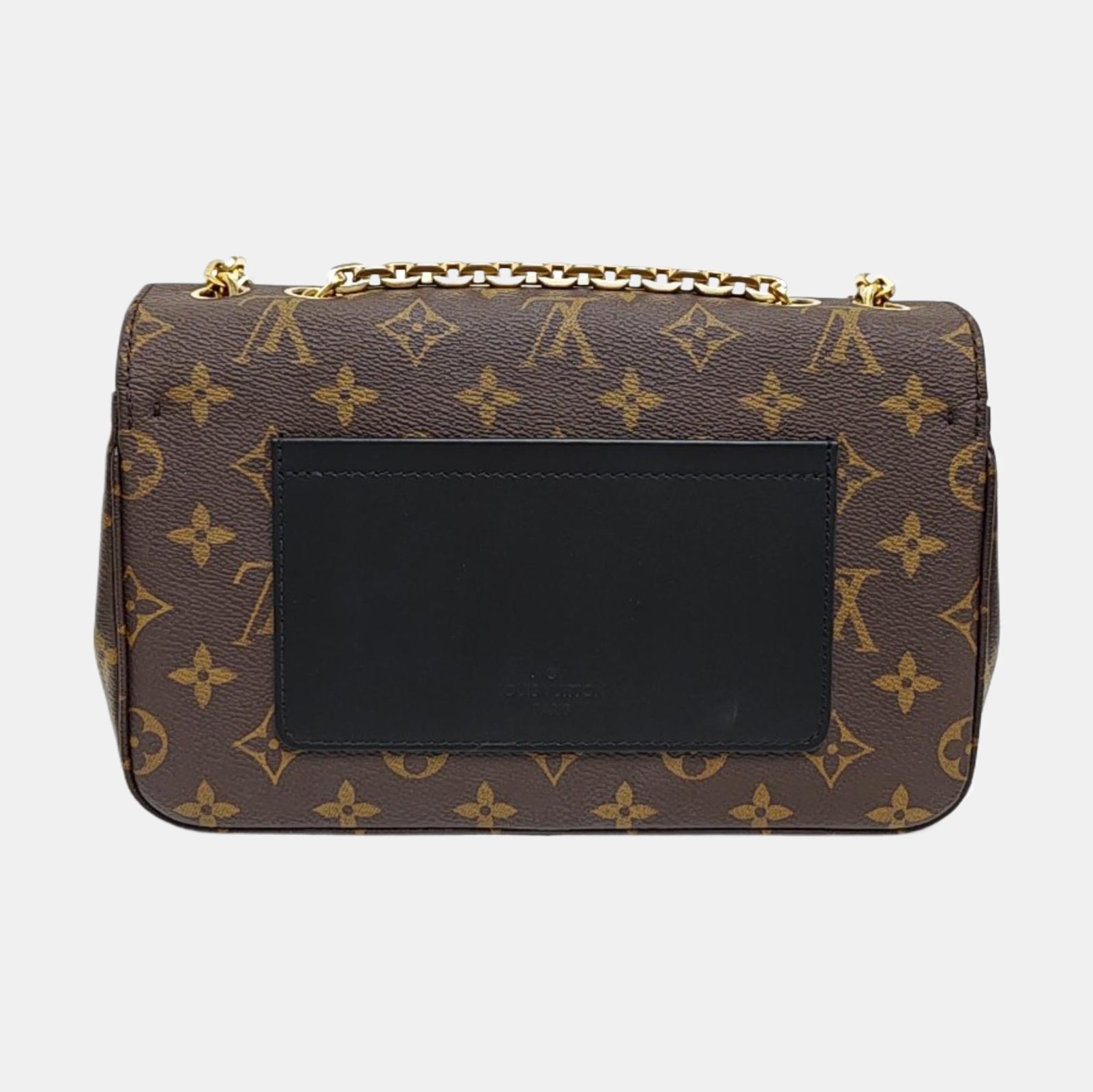 MARCEAU Monogram Coated Canvas Brown