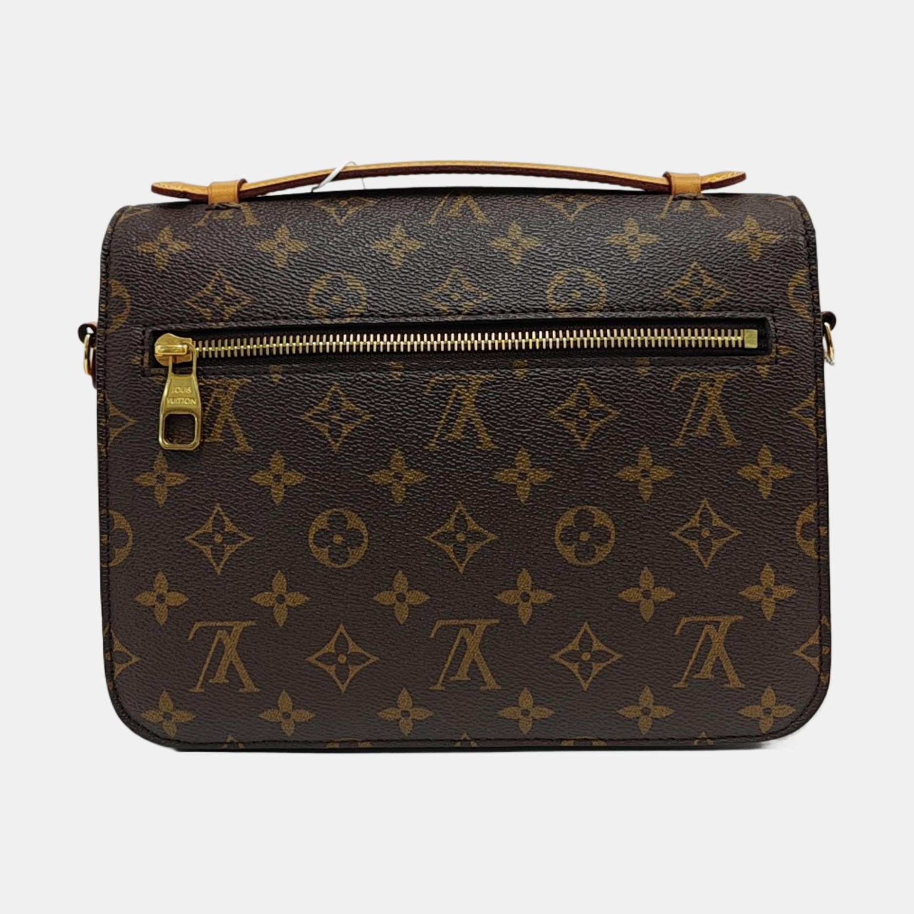 MÉTIS MM Monogram Coated Canvas Brown